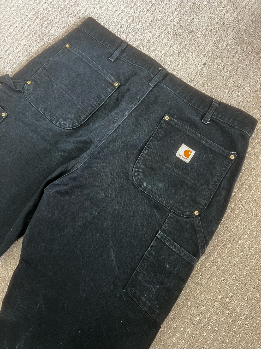 Carhartt Men’s Black Carpenter Pants - Picture 5 of 6